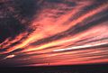 Sunset off the Massachusetts coast