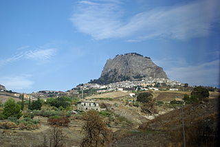 Sutera Comune in Sicily, Italy