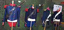 Swiss Army uniforms of the Sonderbund War Swiss army uniforms 1847.jpg