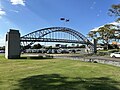 The miniature replica of the Sydney Harbour Bridge at Peter Warren Automobiles is a South West Sydney icon!