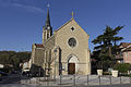 L'église de Sérézin-du-Rhône.}}