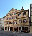 Wohnhaus mit Ladeneinbau (mit Stadtmauer) Neckargasse 2 und 4