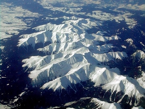 Bird's-eye view of Western Tatras