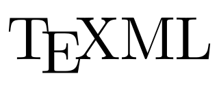 <span class="mw-page-title-main">TeXML</span>