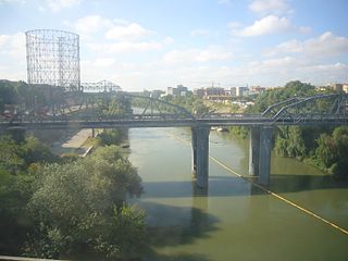 Ponte dellIndustria Bridge in Rome, Italy