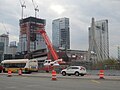 The Hub on Causeway construction from Charlestown Bridge, November 2019.jpg