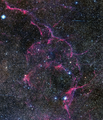 Image du rémanent de supernova Vela (XYZ) par le télescope Schmidt.