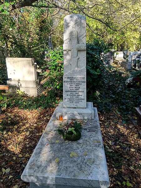 File:The grave of John Bartha is in the New Public Cemetery in Budapest..jpg