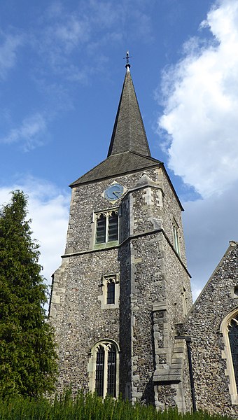 File:The tower of St Nicholas' Church, Chislehurst.JPG