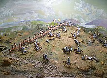 A diorama of the action in the Regimental Museum at Stirling Castle Thin Red Line diorama, Stirling Castle.jpg
