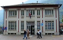 La stazione ferroviaria delle Ferrovie retiche di Tirano