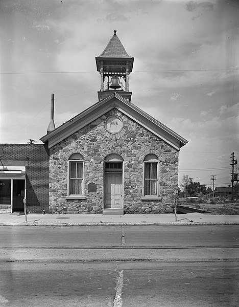 The old Tooele County Courthouse was site of a political power struggle in 1874.