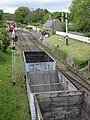 Showing western bridge & station