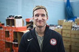 U.S. Navy Lt. Bradley Snyder, assigned to Explosive Ordnance Disposal Group 2 at Joint Expeditionary Base Little Creek-Fort Story, Va., poses for a photo before the Paralympic Games Aug. 29, 2012, in London 120829-F-FD742-001.jpg
