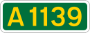 UK Straße A1139.svg