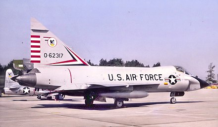 TF-102A Delta Dagger 56-2317 at Tyndall AFB in 1968
