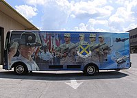 USAF tour bus at Lackland AFB