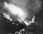 USS Columbia (CL-56) shelling Japanese facilities in the Shortlands on 1 November 1943.jpg
