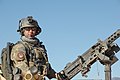 SrA Zachary Rhyner on patrol with an Army Special Forces team in Afghanistan.