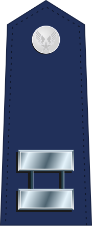 us Air Force O3 Shoulderboard.svg”的全域用途