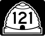 State Route 121 маркер