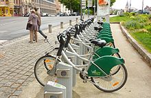 Vélam public bicycle sharing system in Amiens