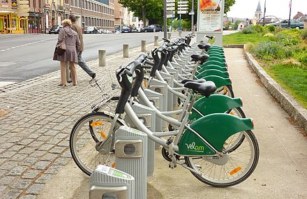 Community bicycle system in Amiens