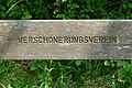 * Nomination Backrest of a bench on a public footpath with the word "Verschönerungsverein" (German for beautification club, a common community effort to keep villages and towns proper and nice) --Kritzolina 17:48, 31 May 2023 (UTC) * Promotion  Support Good quality. --Vasmar1 19:58, 31 May 2023 (UTC)
