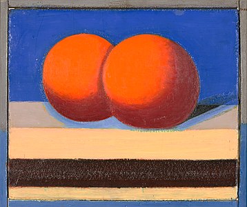 To appelsiner på et bord, cirka 1933 Canica Kunstsamling, Oslo.