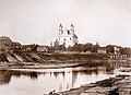 Bažnyčios fotografija (vaizdas nuo Kalvarijų g. pusės, apie 1896 m.)