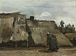 Vincent van Gogh - A Peasant Woman Digging in Front of Her Cottage - 1968.92 - Art Institute of Chicago.jpg
