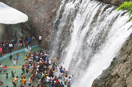 Virtual Waterfall is one of the major attractions of Vismaya Vismaya virtual waterfall.jpg