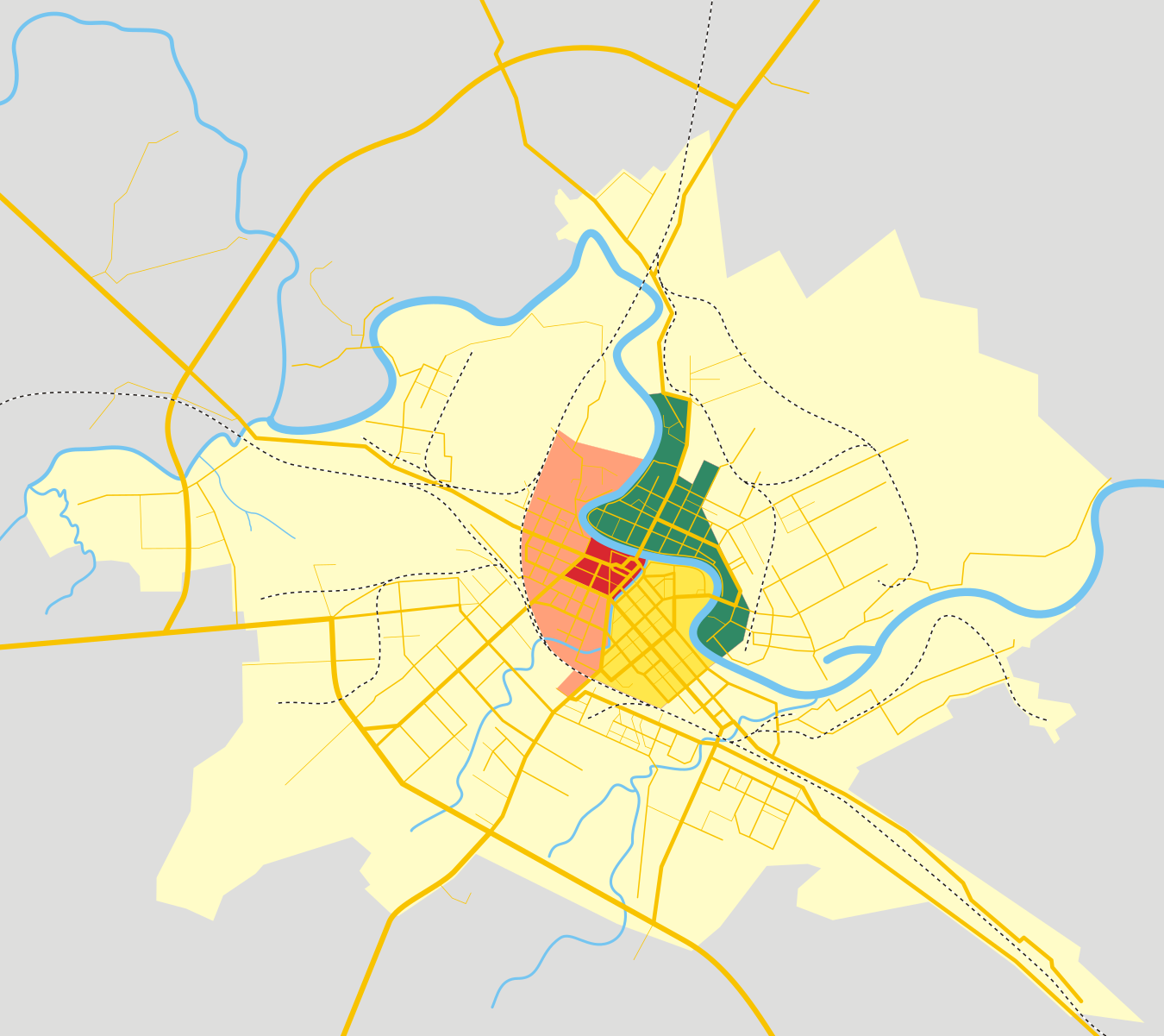 Карта вологды с районами города