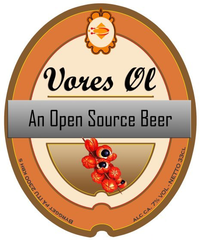 Label von Free Beer 1.0, „Vores Øl“ (2004)