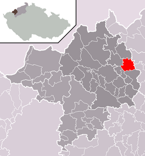 Vrskmaň Municipality in Ústí nad Labem, Czech Republic
