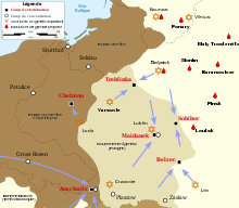 WW2 Holocaust Poland map-fr.svg