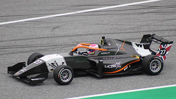 Powell at the Red Bull Ring in 2021