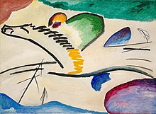 Wassily Kandinsky, 1911, Reiter (Lyrishes), oil on canvas, 94 x 130 cm