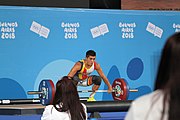 Deutsch: Gewichtheben bei den Olympischen Jugendspielen 2018; Tag 2, 10. Oktober 2018; Jungen 62 kg English: Weightlifting at the 2018 Summer Youth Olympics at 8 October 2018 – Boys' 62 kg