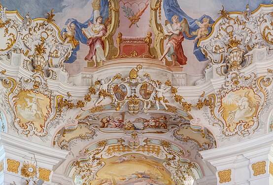 Vault between nave and chancel Wieskirche Steingaden