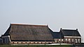 A kop-hals-rompboerderij in Kollum, Friesland, Netherlands