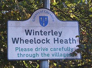 <span class="mw-page-title-main">Winterley and Wheelock Heath</span> Human settlement in England