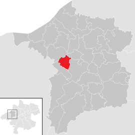 Poloha obce Wippenham v okrese Ried im Innkreis (klikacia mapa)