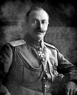 Mayor General Georgy Nikolaevich Viranovsky.  Fotografía, 1916