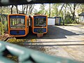 Wuppertal, Boettingerweg, alter Schwebebahnzug auf dem Zoogelände, Bild 2.jpg