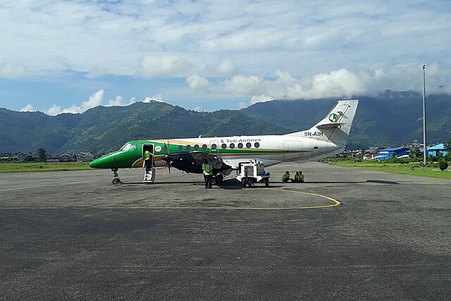Yeti Airlines Jetstream 41 at Pokhara Airport (2019)