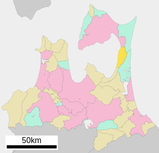 横浜町位置図