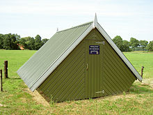 A 'zouthuisje', i.e. little salt-house, used for salt making today. Many of these structures can be found near Twekkelo in Twente, the Netherlands. Zouthuisje bij Twekkelo.jpg