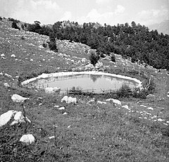 "Lepoč" - napajališče na Sužidski planini 1951.jpg