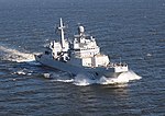 Ryska landningsfartyget Ivan Gren, tagen i tjänst 2018 i Nordflottan
